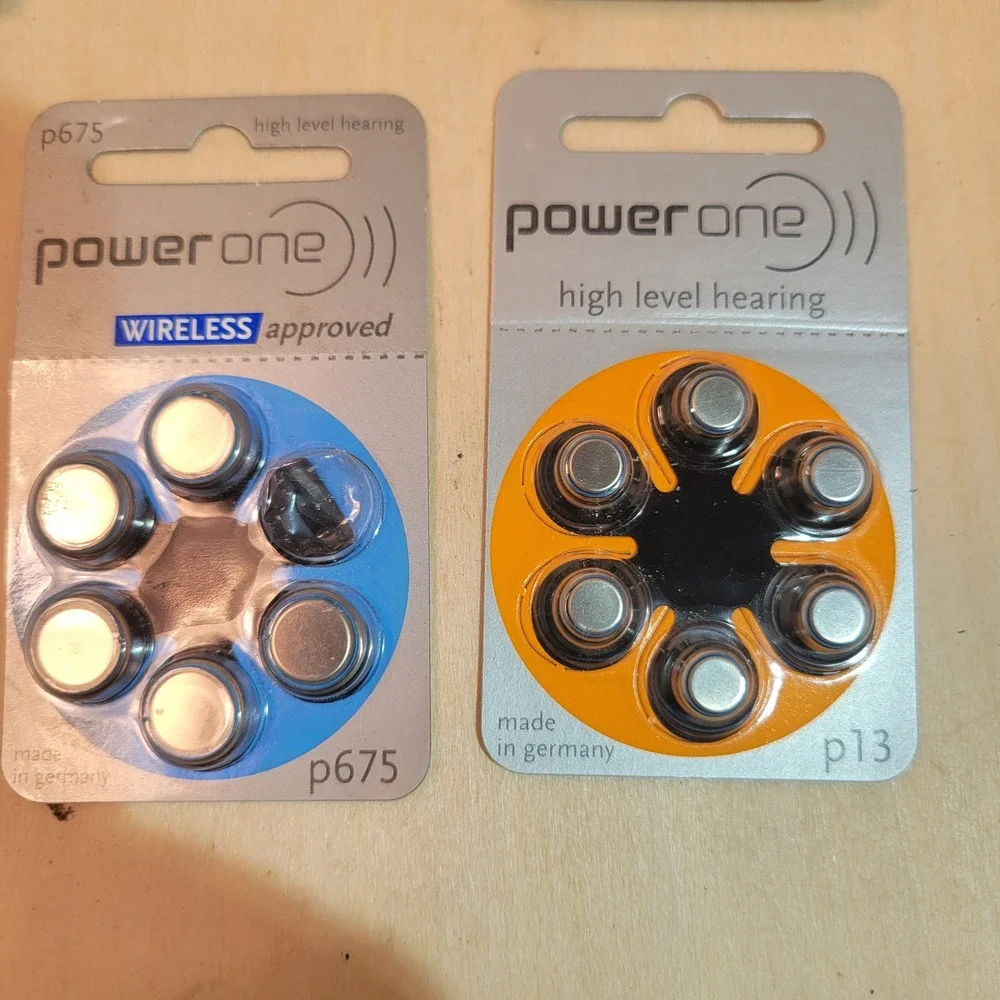 Power One Hearing Aid Batteries‎ P675 Wireless & Bose Wax Guards Replacement Kit
